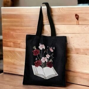 NEW! Floral  graphic Tote Bag